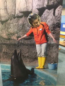 名古屋港水族館にて…笑